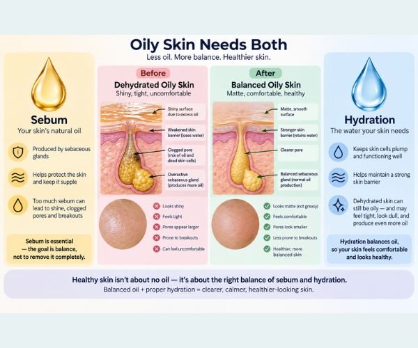 Oil and dry