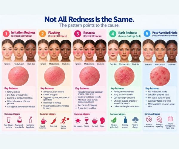 Redness and Irritation