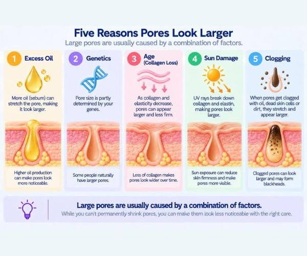 Large Pores and Blackheads
