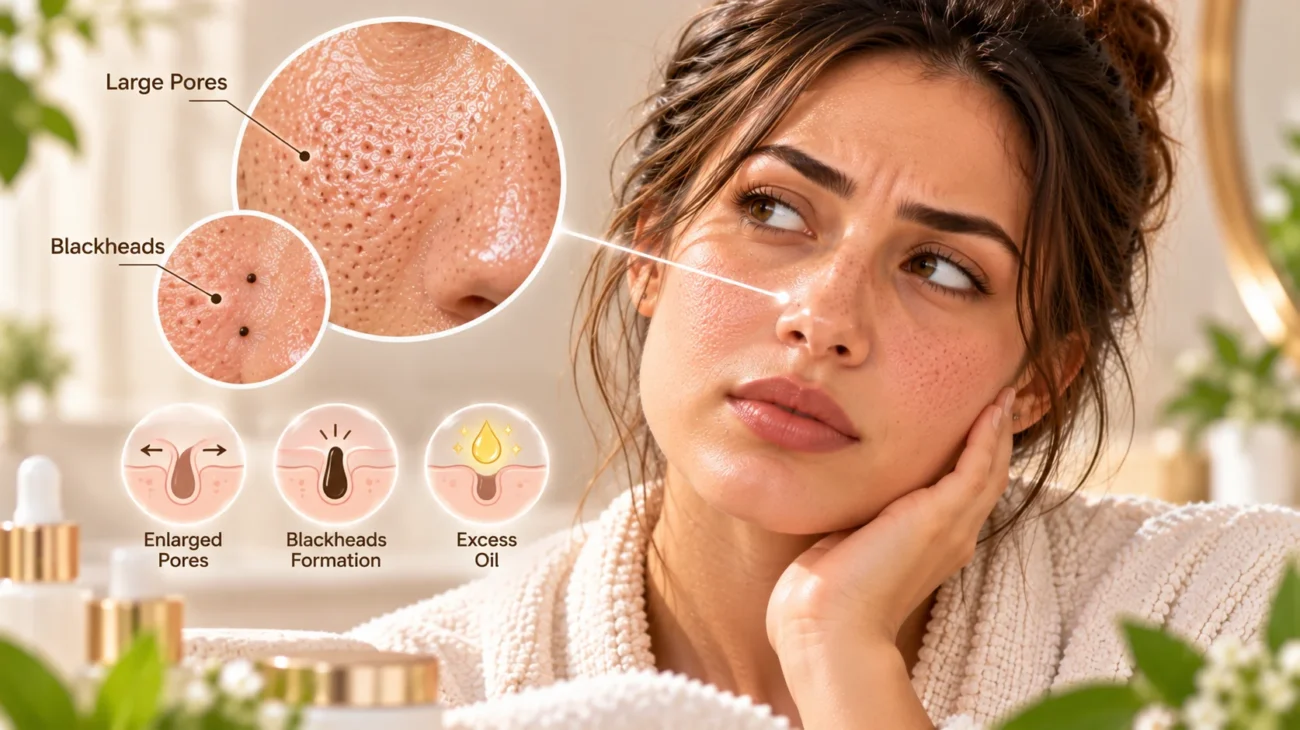 Large Pores and Blackheads